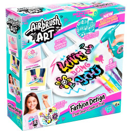 Набор для творчества DIY AIRBRUSH ART "Дизайнер" CanalToys AIR016 сумка для рисования