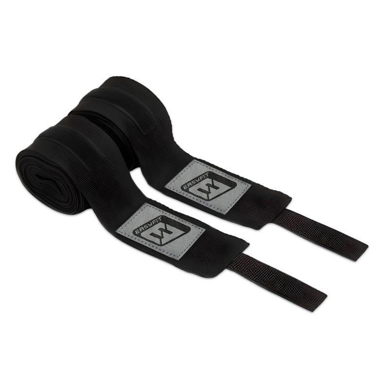 Бинты для бокса EasyFit EF-0374-45-bk, Classic Wrap, черный 4,5 м