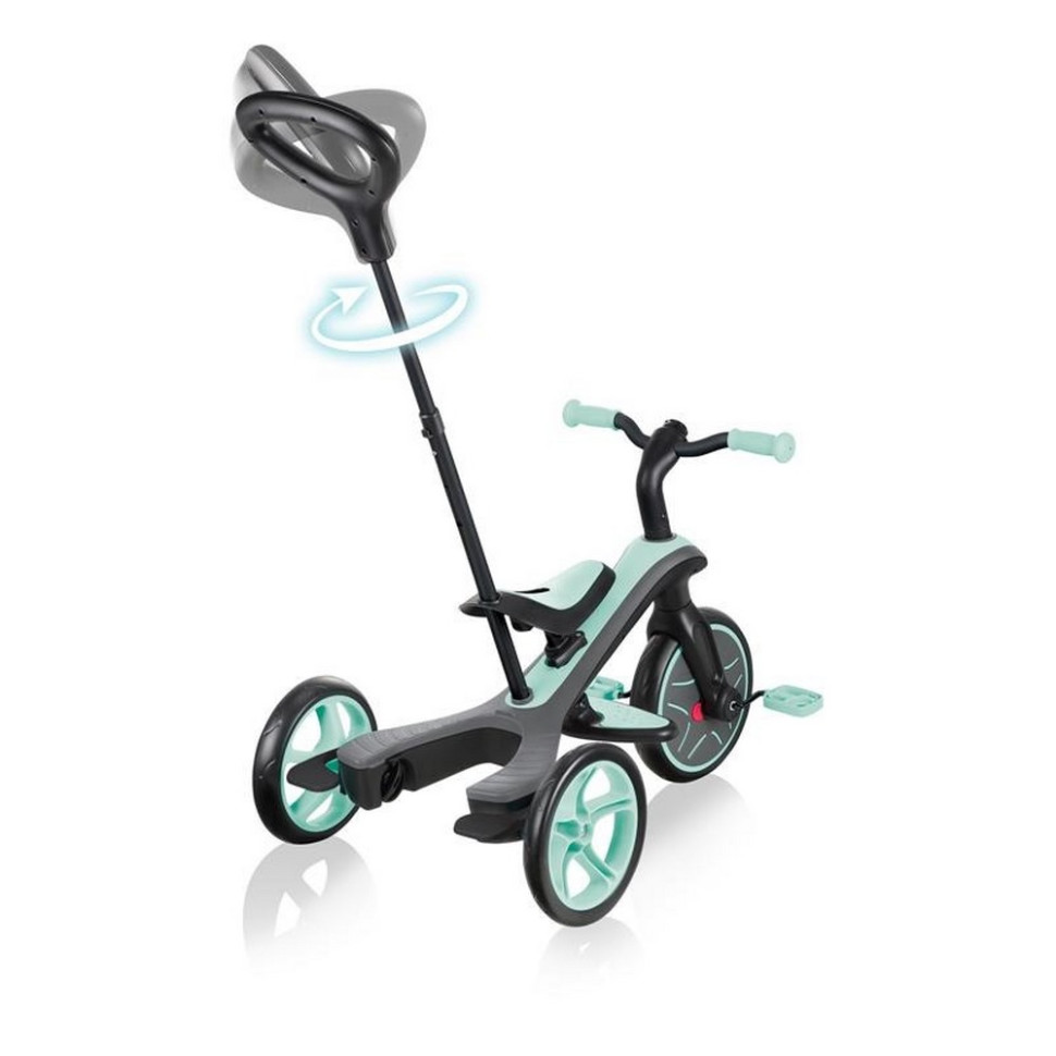 Велосипед дитячий триколісний 4в1 EXPLORER TRIKE GLOBBER 632-206-3 м'ятний,