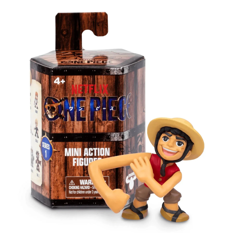 Ігрова фігурка-сюрприз ONE PIECE MOOSE 63303 з артикуляцією, в серії 10 фігурок