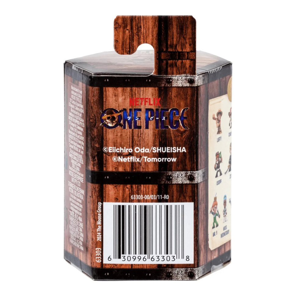 Ігрова фігурка-сюрприз ONE PIECE MOOSE 63303 з артикуляцією, в серії 10 фігурок