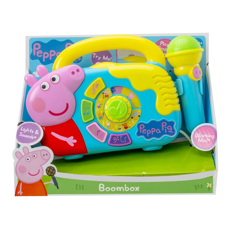 Музыкальная игрушка Бумбокс Пеппы Peppa Pig 1684914 от 18 месяцев