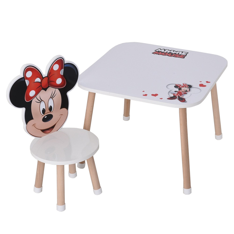 Дерев'яний дитячий столик Bambi M 502-8-1 зі стільчиком