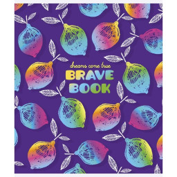Тетрадь ученическая «Brave book» Школярик 024-3022L-2 в линию, 24 листа