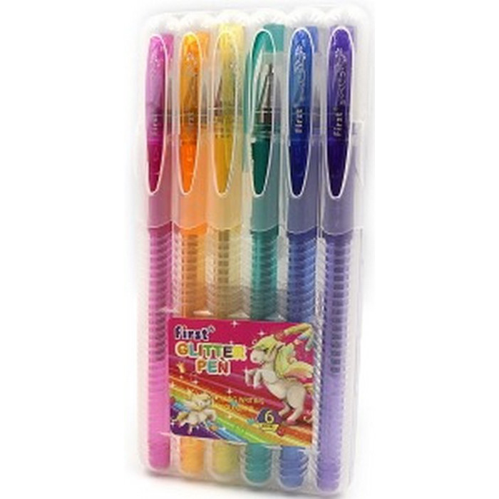 Набор гелевых ручек Glitter6 Bambi 9838-6, 6 цветов