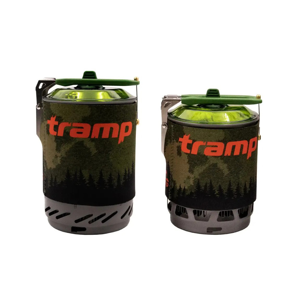Система для приготування їжі та газовий балон 230 грам Tramp UTRG-049-olive+UTRG-003