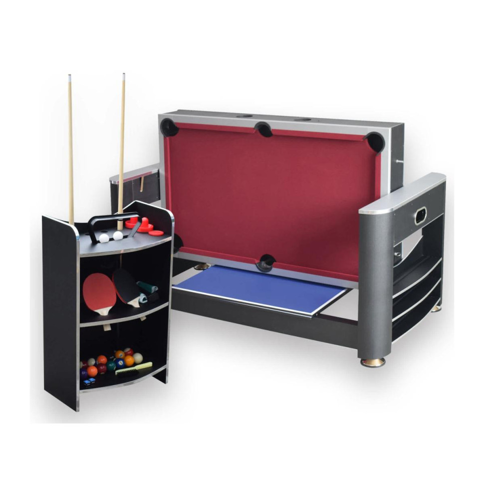 Складной игровой стол 6 футов 3 в 1 Onix Artmann 4236TT 183 × 92,5 × 81 см