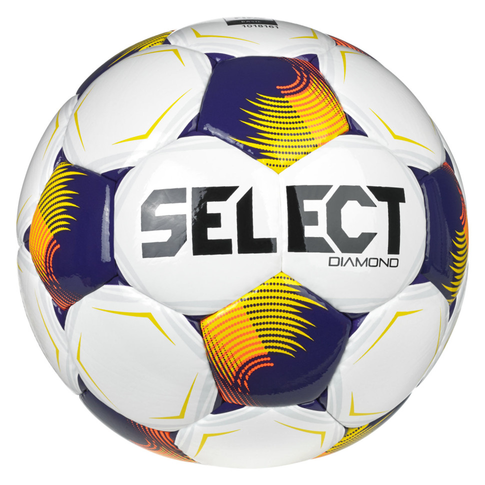 Мяч футбольный DIAMOND FIFA v26 Select 085537-010 белый/оранжевый, размер 4