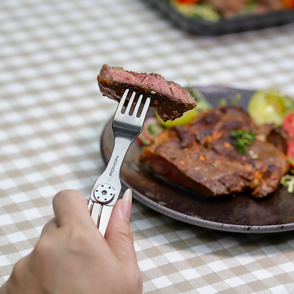 Набір столових приборів C1S 3 in1 Roxon C1S ложка, виделка, ніж