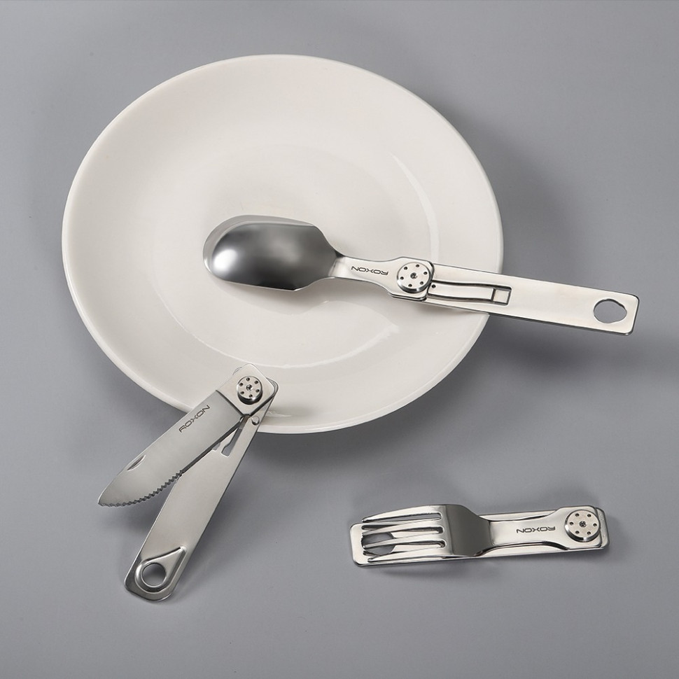 Набір столових приборів C1S 3 in1 Roxon C1S ложка, виделка, ніж