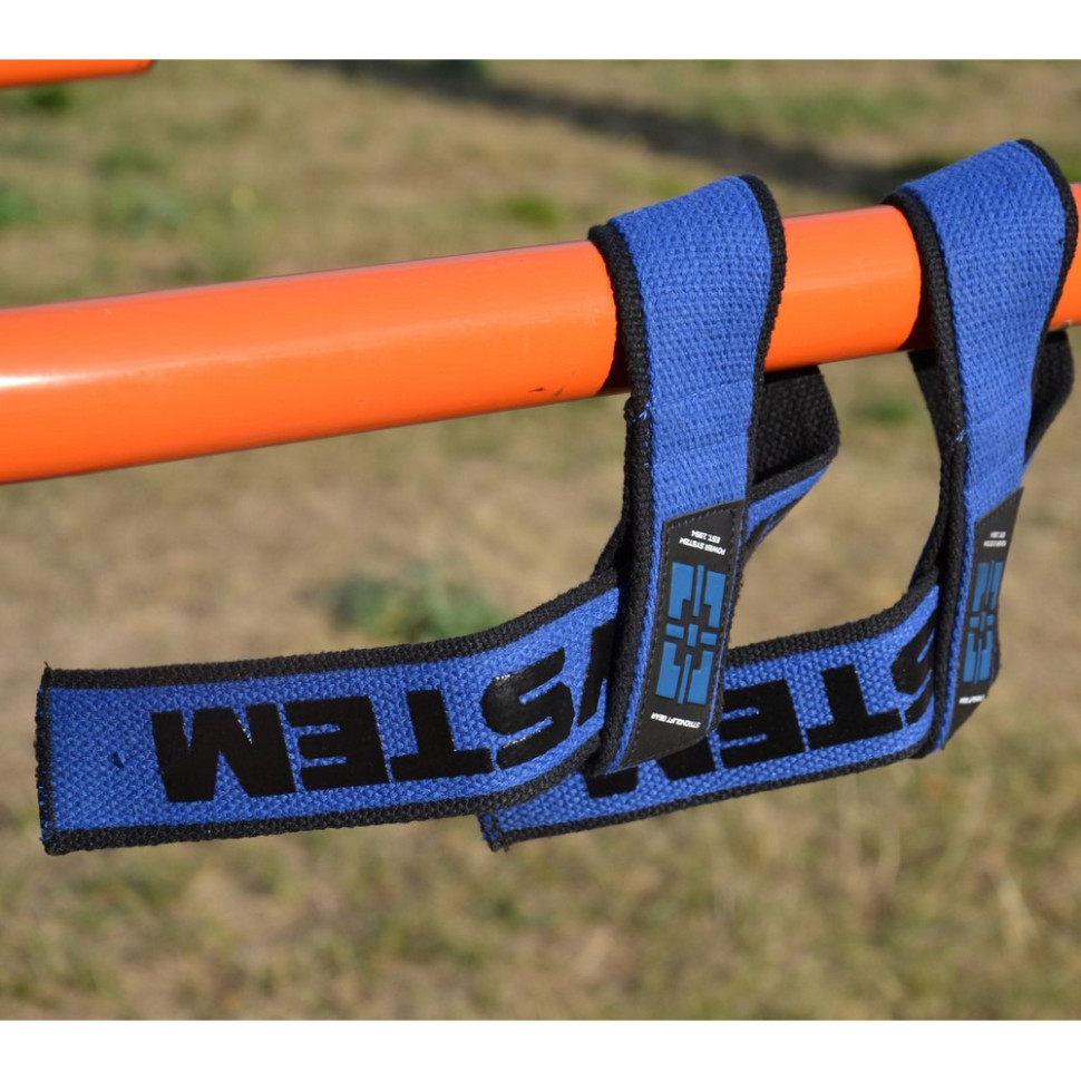 Лямки для тяги Lifting Straps Duplex Power System 3401BU-0 Black/Blue