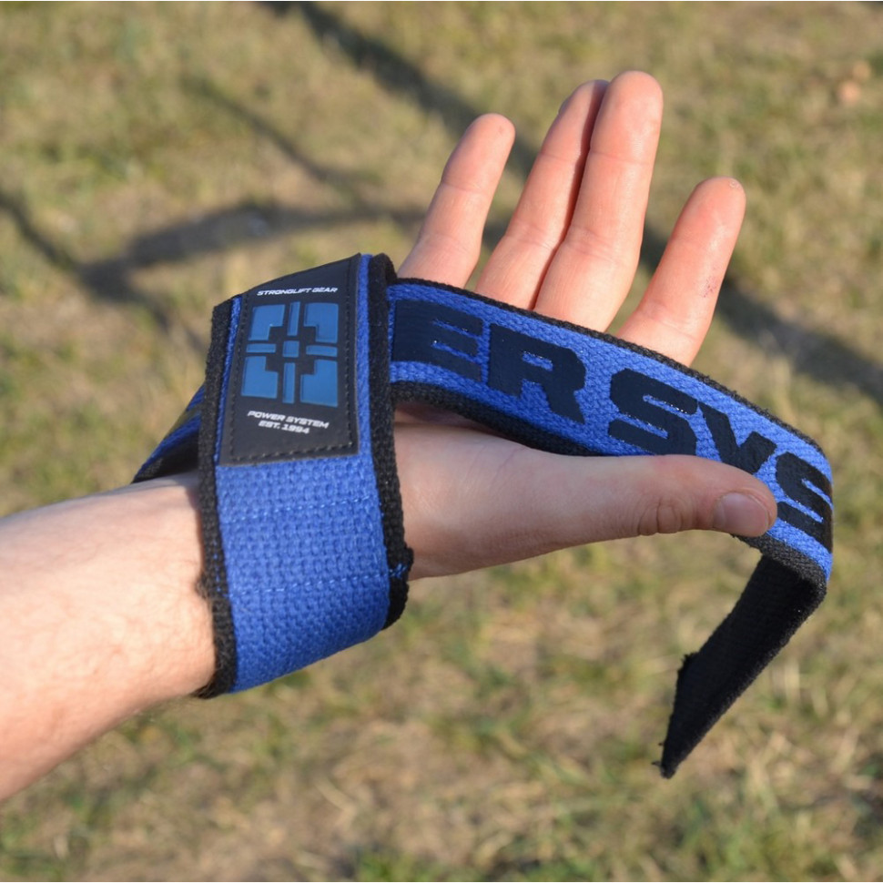 Лямки для тяги Lifting Straps Duplex Power System 3401BU-0 Black/Blue