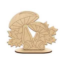 Фигурка для раскрашивания и декорирования "Два грибочка" Fabrika Decoru FDZ-544 Фигурка для раскрашивания и декорирования "Два грибочка" Fabrika Decoru FDZ-544