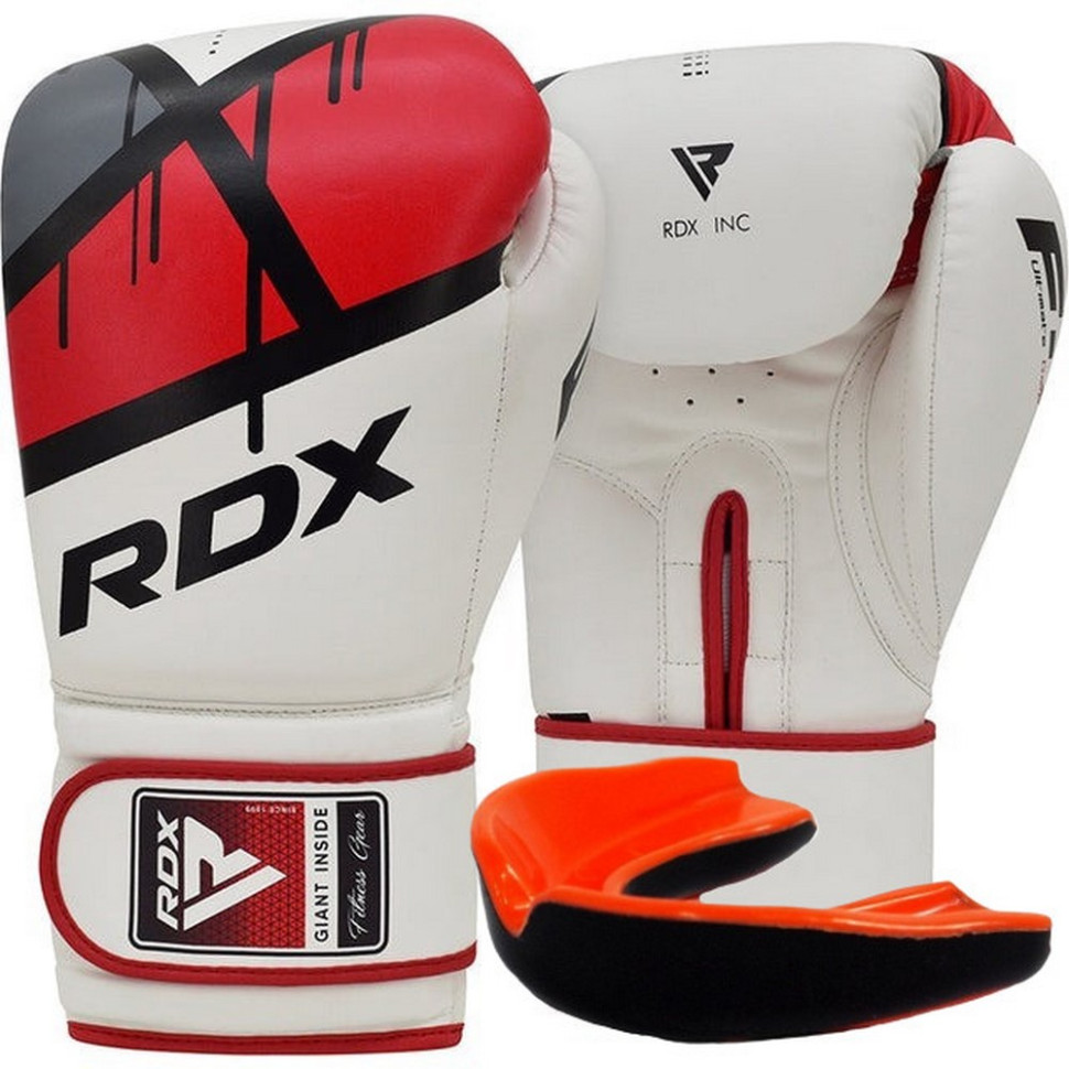 Боксерські рукавиці F7 Ego RDX Inc Limited BGR-F7R-14oz, Red 14 унцій (капа в комплекті)