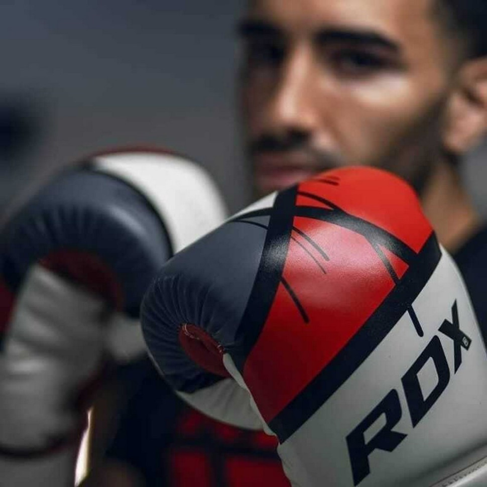 Боксерські рукавиці F7 Ego RDX Inc Limited BGR-F7R-14oz, Red 14 унцій (капа в комплекті)