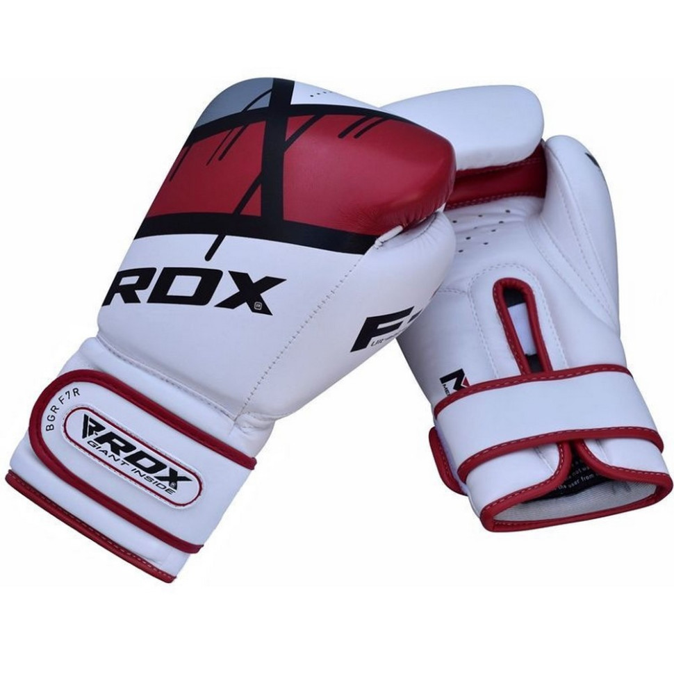 Боксерські рукавиці F7 Ego RDX Inc Limited BGR-F7R-14oz, Red 14 унцій (капа в комплекті)