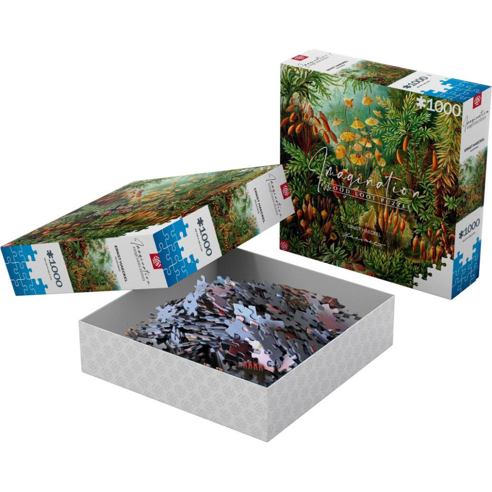 Пазл класичний Imagination: Ernst Haeckel Muscinae Puzzles GoodLoot 5908305239642, 1000 елементів