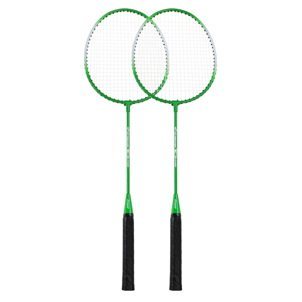 Набір для гри Бадмінтон Extreme Motion BD24160(Green) 2 ракетки в чохлі, 65 см
