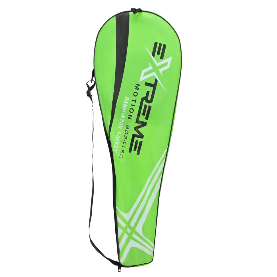 Набір для гри Бадмінтон Extreme Motion BD24160(Green) 2 ракетки в чохлі, 65 см