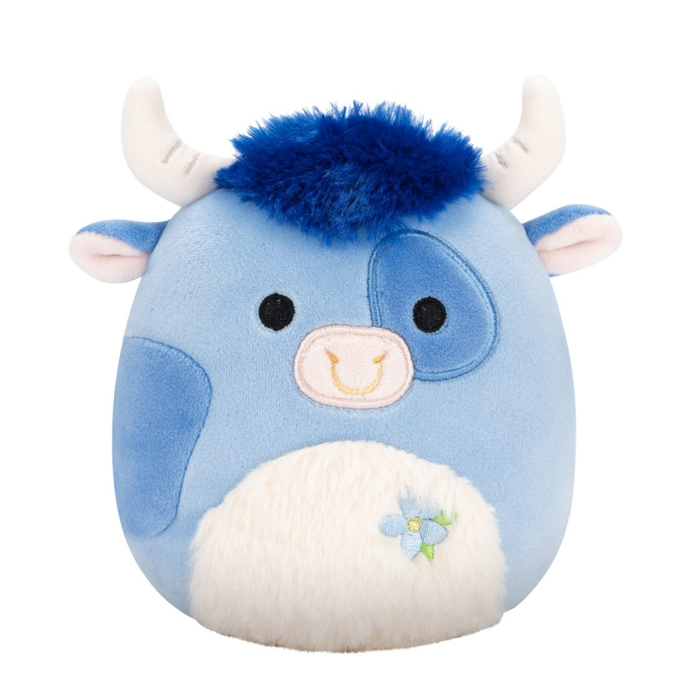 Детская мягкая игрушка Бык Бермайе Squishmallows SQER01181, 13 см