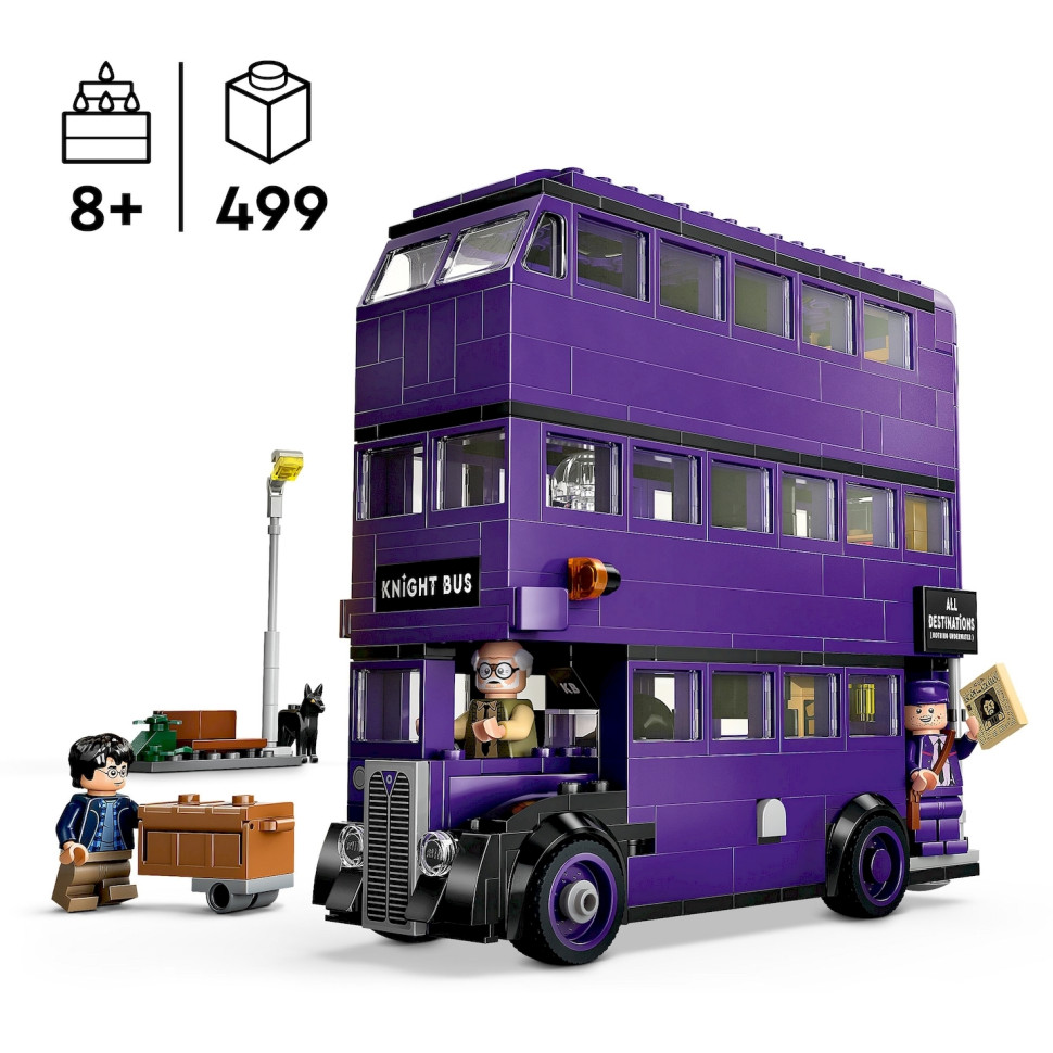 Конструктор LEGO Harry Potter Пригоди на Лицарському автобусі 76446, 499 деталей