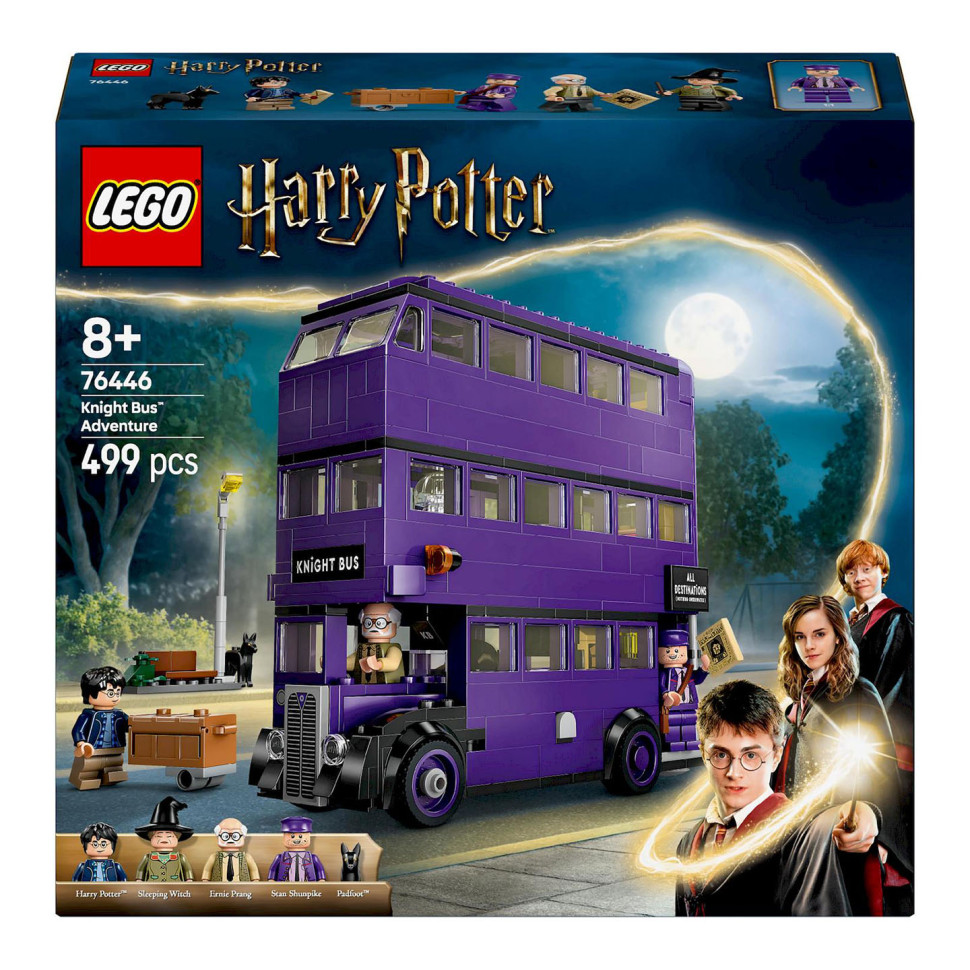 Конструктор LEGO Harry Potter Пригоди на Лицарському автобусі 76446, 499 деталей