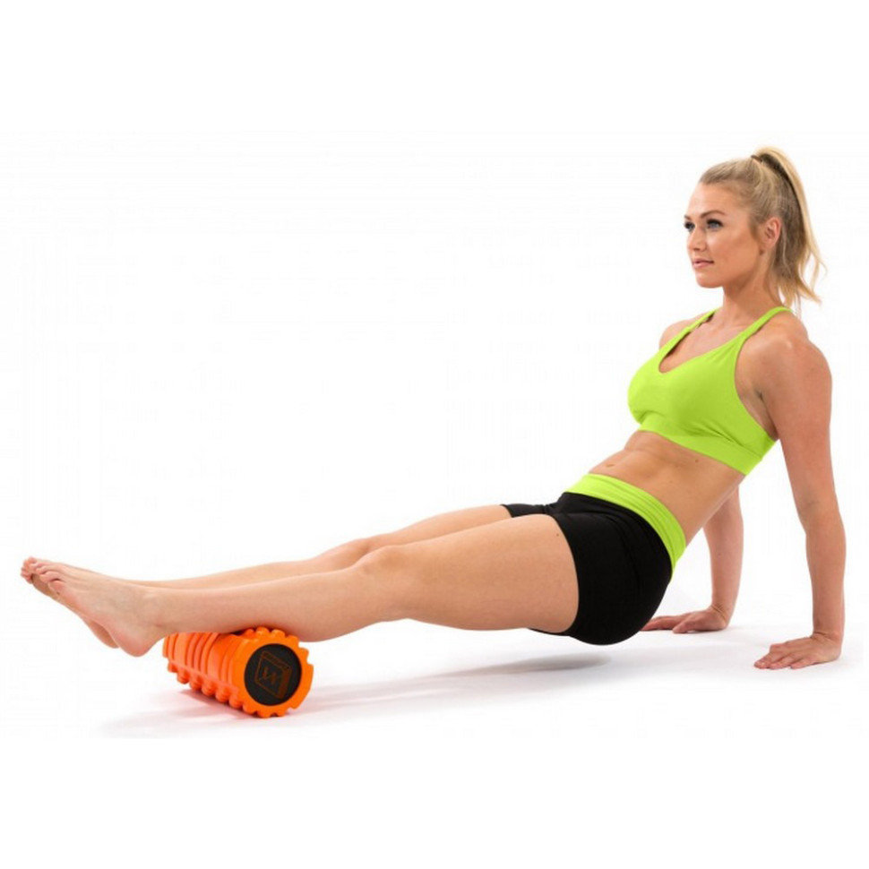 Масажний ролик Solid Roller v.1.1s EasyFit EF-2050-Or 33 см, помаранчевий