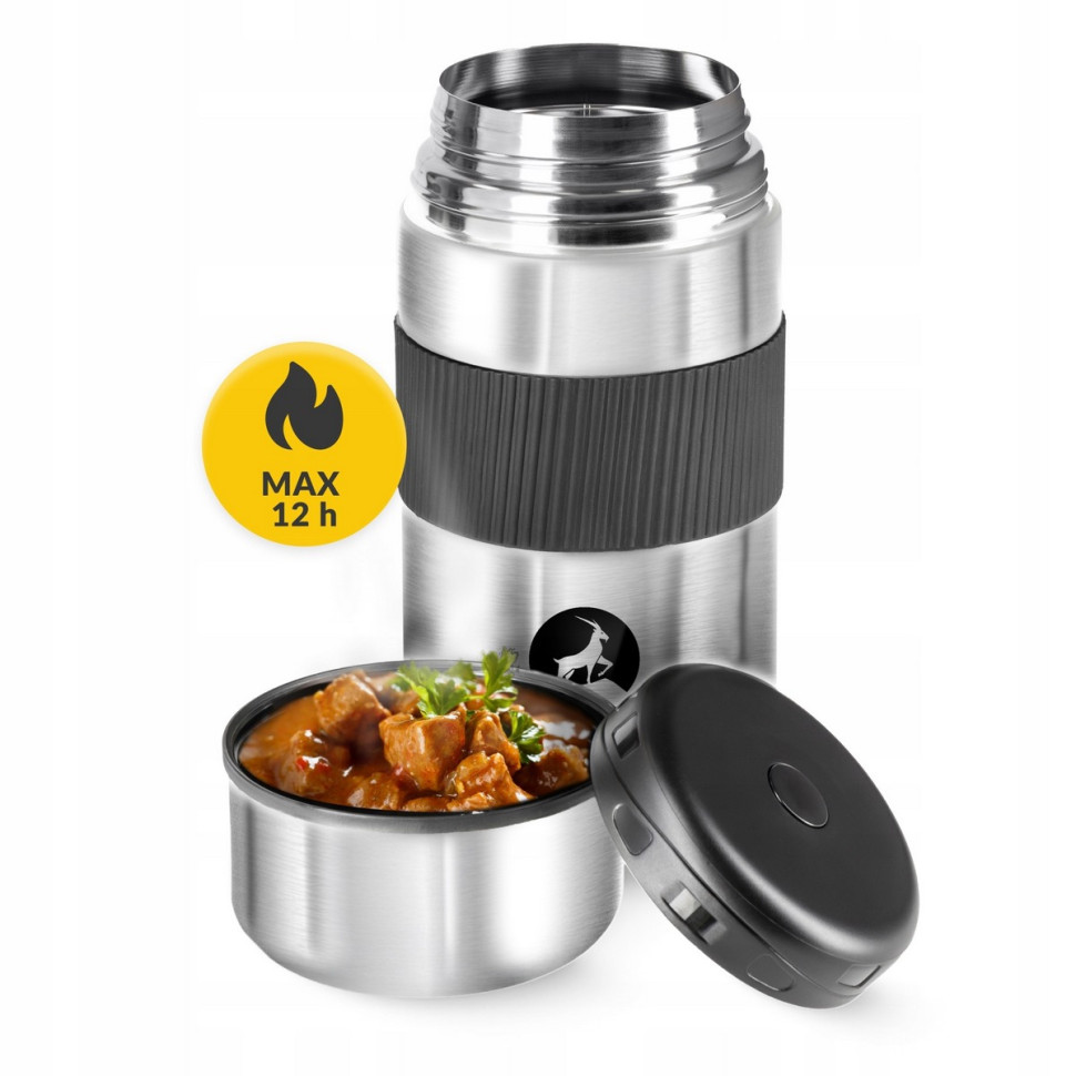 Термос для їжі Mountain Goat 1 л Silver P-5907739315809