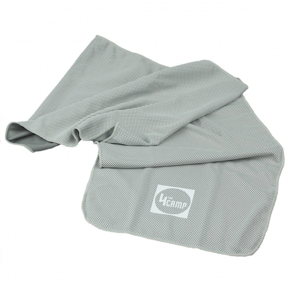 Охолоджувальний рушник для фітнесу та спорту 4CAMP CT01 GREY  100 x 30 см