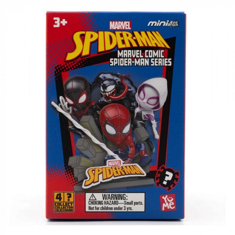 Игрушка сюрприз с коллекционной фигуркой Spider-Man серия Attack YUME 10144