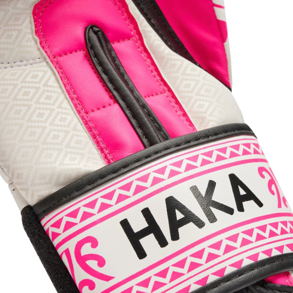 Боксерські рукавички GN329 HAKA Leone GN329_White/Pink_10oz, White/Pink 10 унцій