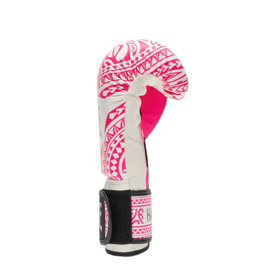 Боксерські рукавички GN329 HAKA Leone GN329_White/Pink_10oz, White/Pink 10 унцій
