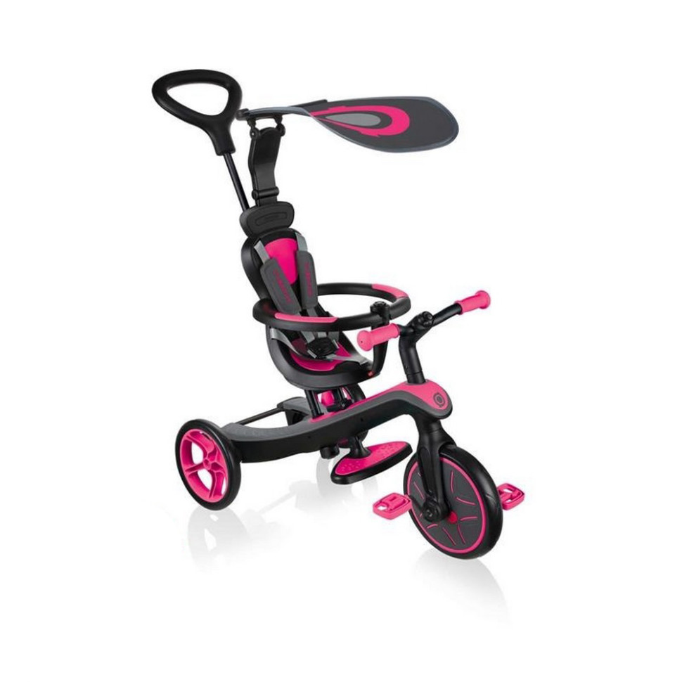 Велосипед дитячий триколісний 4в1 EXPLORER TRIKE GLOBBER 632-110-3 рожевий