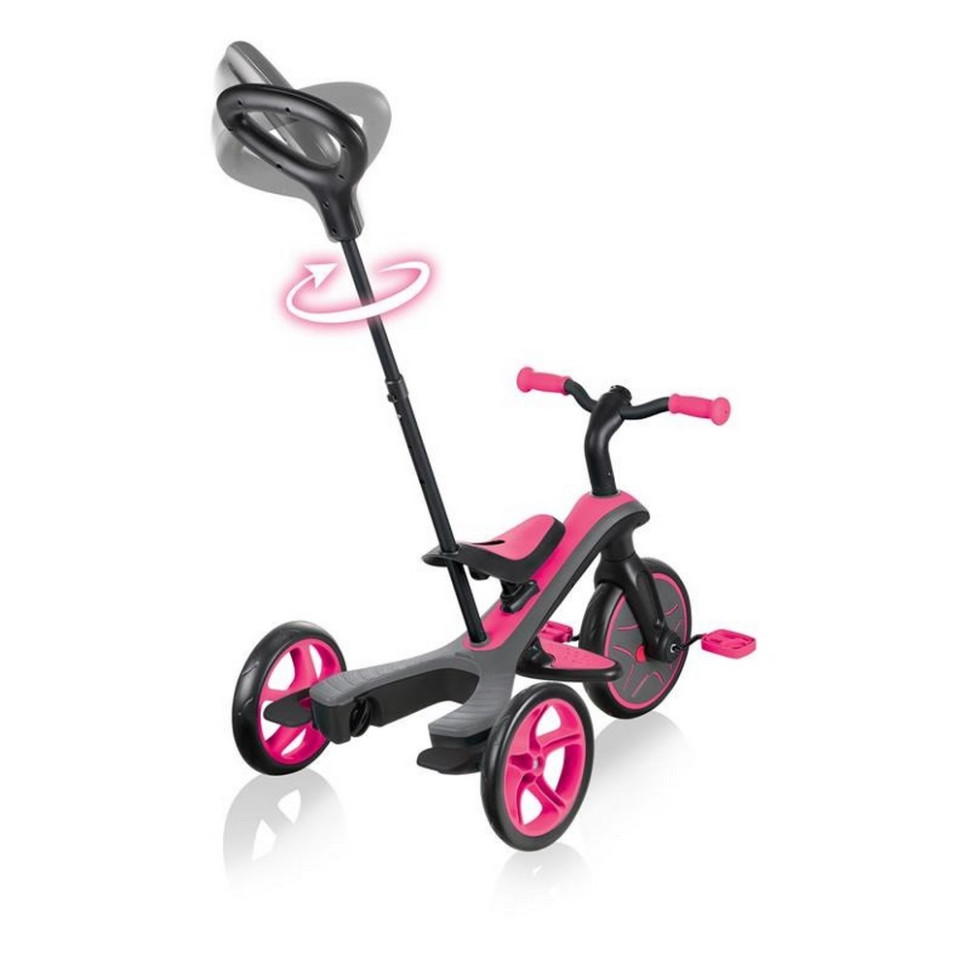Велосипед дитячий триколісний 4в1 EXPLORER TRIKE GLOBBER 632-110-3 рожевий