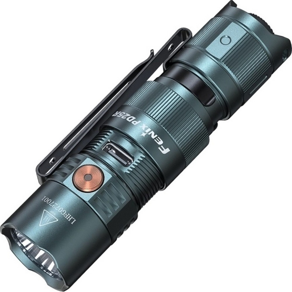 Кишеньковий ліхтар Fenix PD25RSG ручний, зелений відтінок 800 люмен