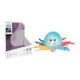 Мягкая игрушка-ночник "Осьминог" Funmuch FM999-35 музыка и свет, на батарейке 17х15х16 см