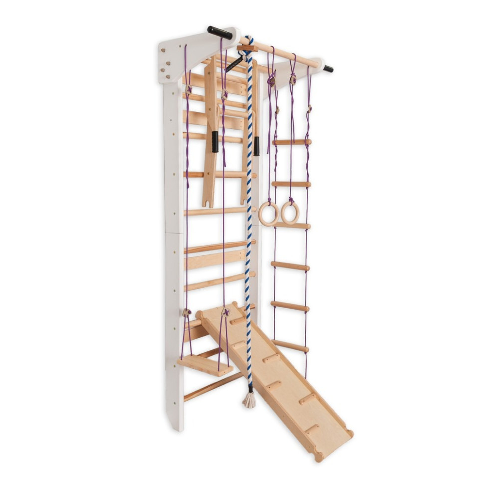 Спортивный уголок-игровой комплекс 7 в 1 SportBaby «Lux 9-220» с горкой, до 120 кг