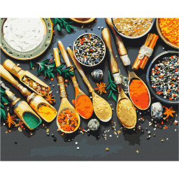 Картина по номерам "Ароматные специи" Brushme BS53398, 40х50 см Картина по номерам "Ароматные специи" Brushme BS53398, 40х50 см