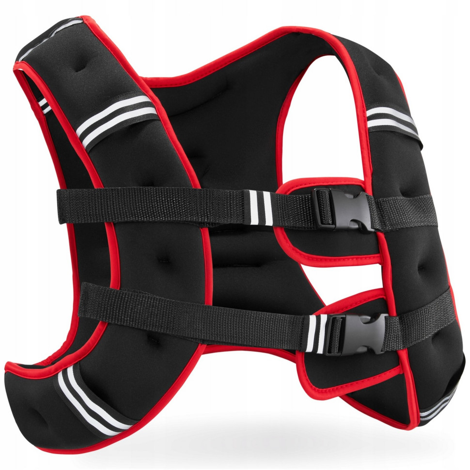 Жилет-обважнювач для тренувань 4FIZJO P-5905973402163 10 кг, Black/Red