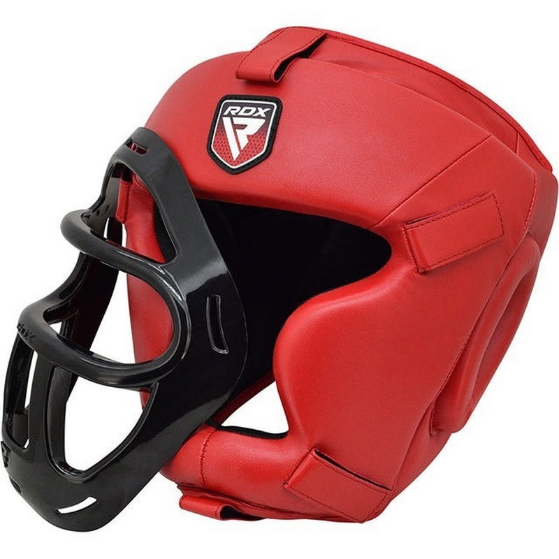 Боксерський шолом T1 Grill Full RDX Inc Limited HGR-T1FR-XL Red, XL (капа в комплекті)