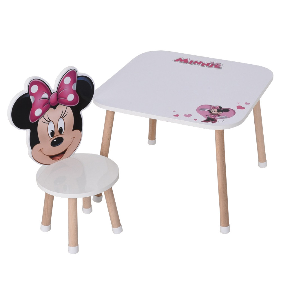 Деревянный детский столик Bambi M 502-8-2 со стульчиком