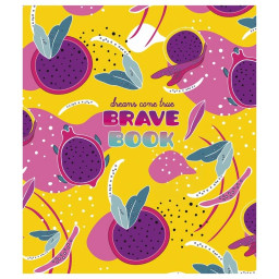 Зошит учнівський "Brave book" Школярик 024-3022L-3 у лінію, 24 аркушів