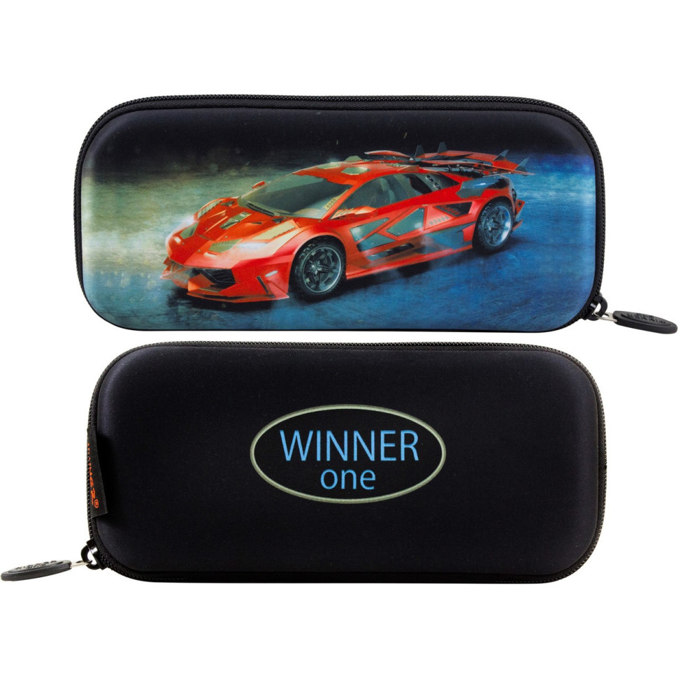Пенал школьный каркасный Winner P-213 для мальчиков 22,5х10,5х4 см