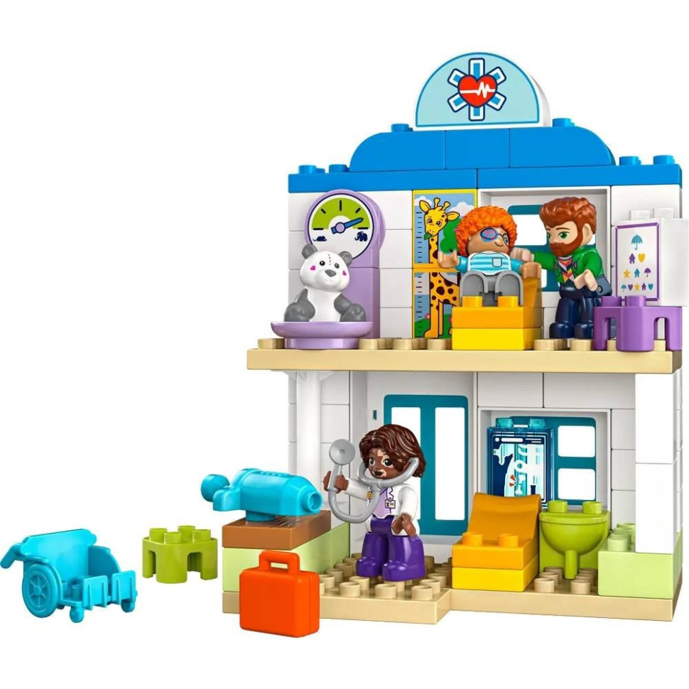 Конструктор детский Впервые: визит к врачу LEGO 10449, 65 деталей