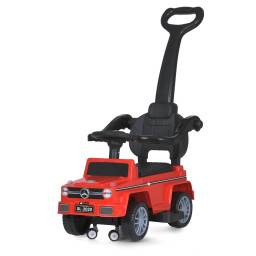 Детская каталка-толокар Bambi Racer M 5043L-3 красный, c родительской ручкой