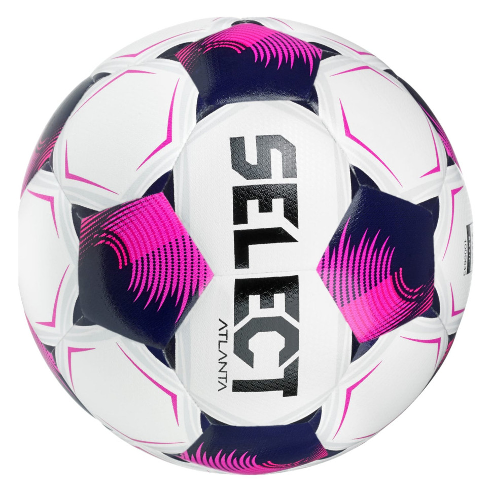 М'яч футбольний FB Atlanta Fifa v26 Select 057598-011 білий/рожевий, розмір 5