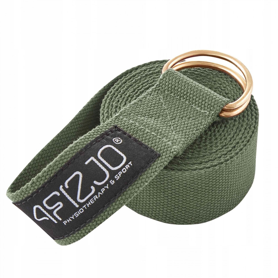 Ремінь для йоги 4FIZJO 4FJ0527 Olive 300 см