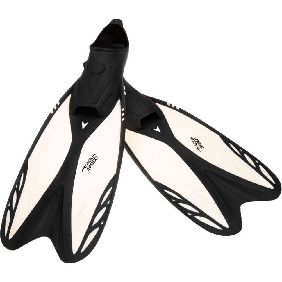 Ласты VAPOR Aqua Speed 724-05-40-41 белый, черный, размер 40-41
