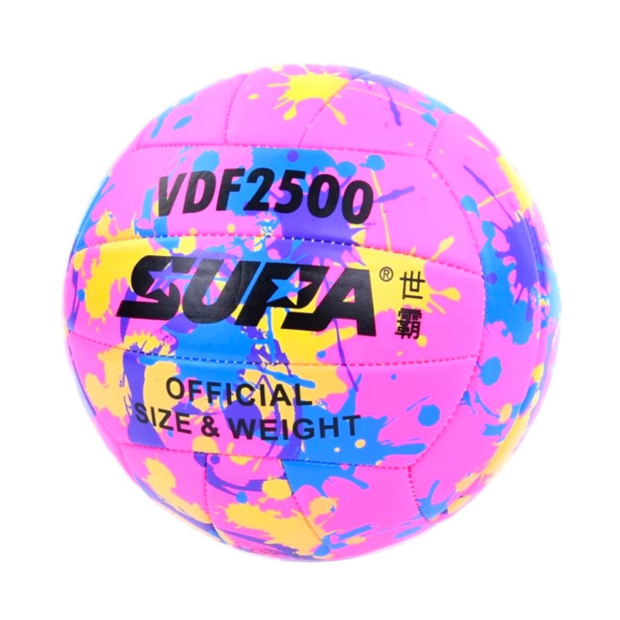 М'яч волейбольний Bambi MS 3885(Pink) діаметр 21,3 см, ПВХ, 260-280 грам