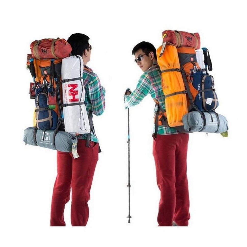Рюкзак туристичний NH70B070-B Naturehike 6927595709016, 70 л, помаранчевий